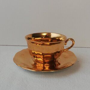 Small Gold Bavaria Germany Cup & Saucer